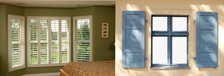 Detroit Michican interior and exterior shutters